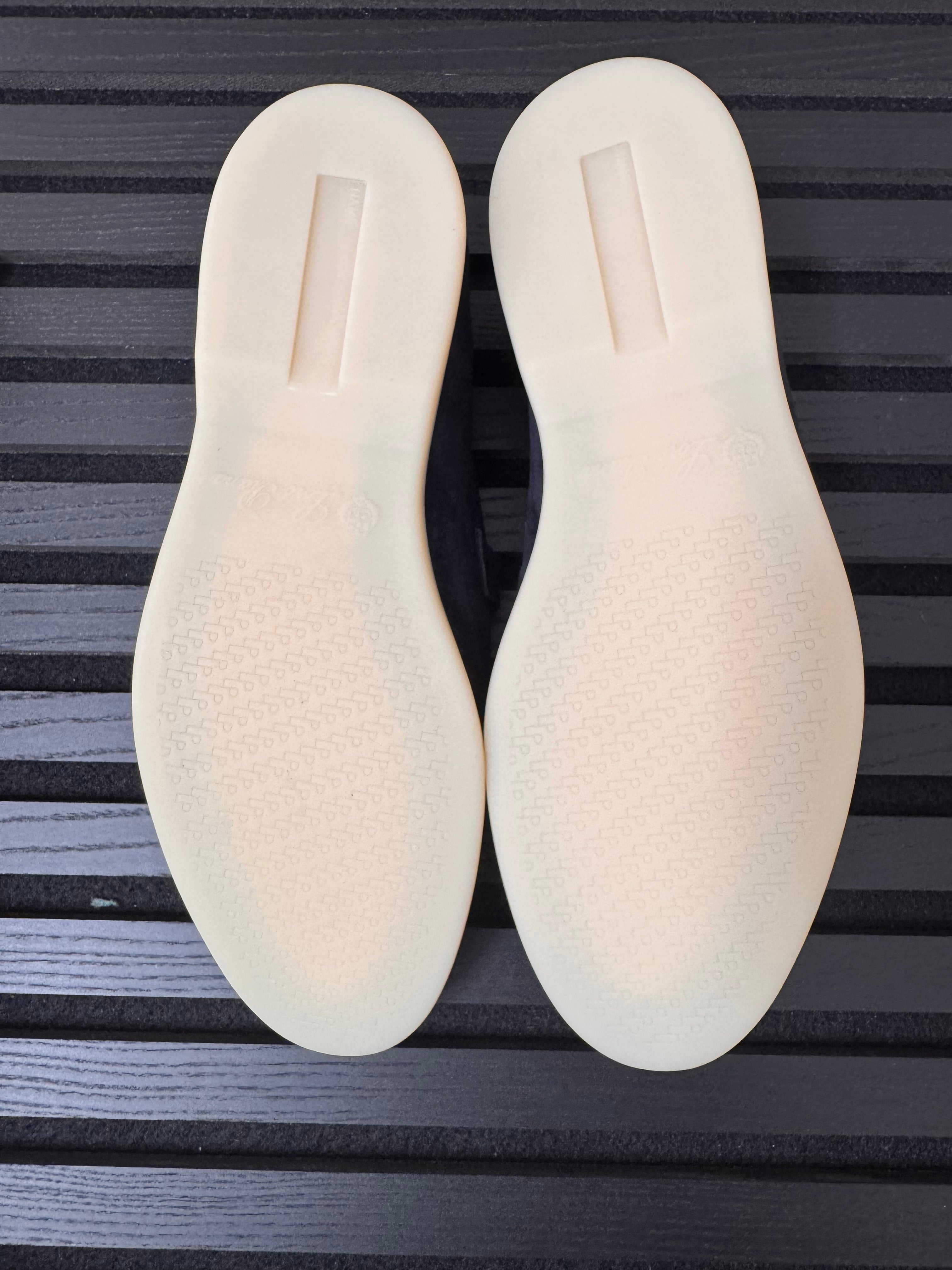Loro Piana Summer Walk Suede Loafers