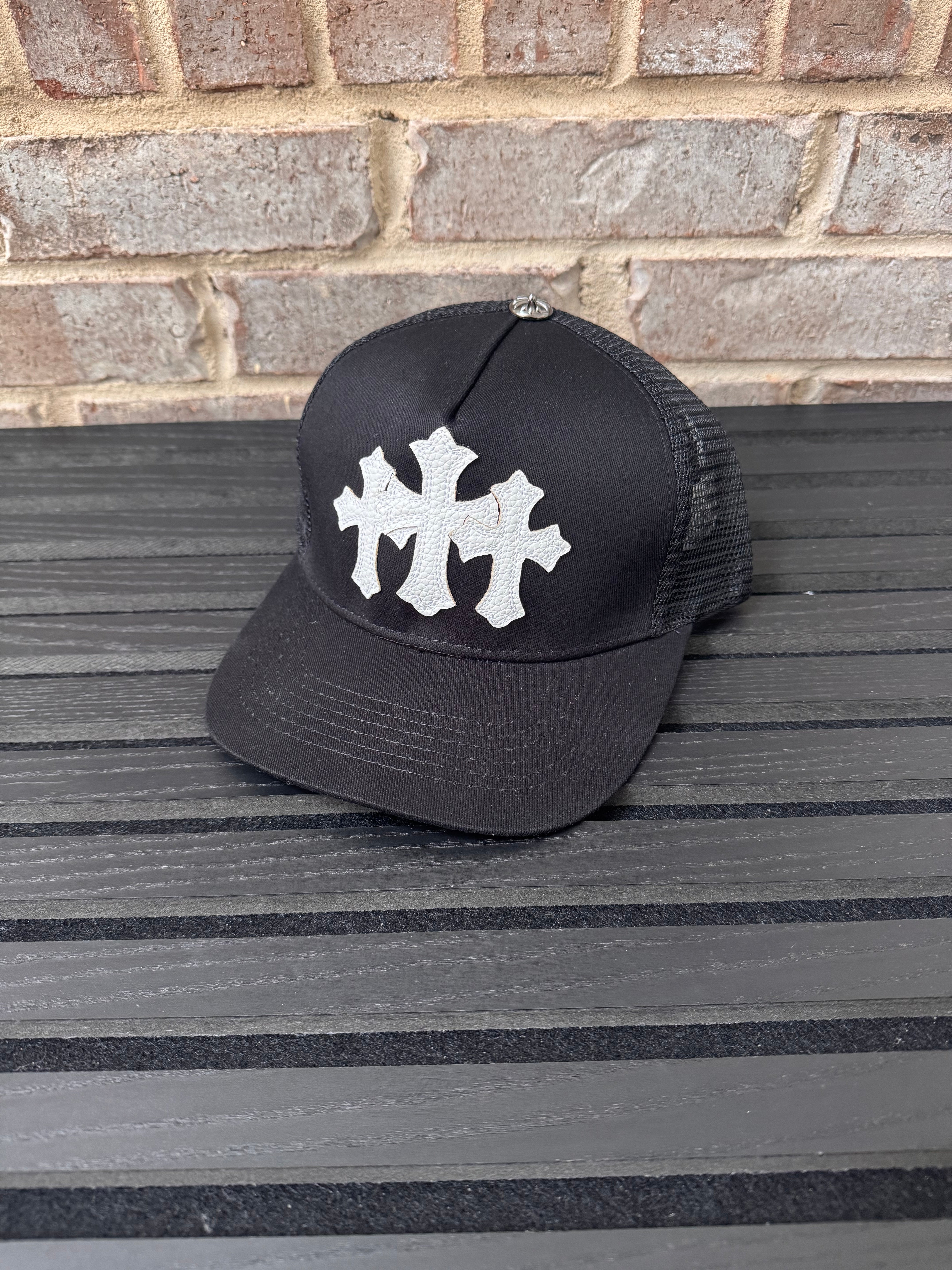 Chrome Hearts Triple Cross Trucker Hat