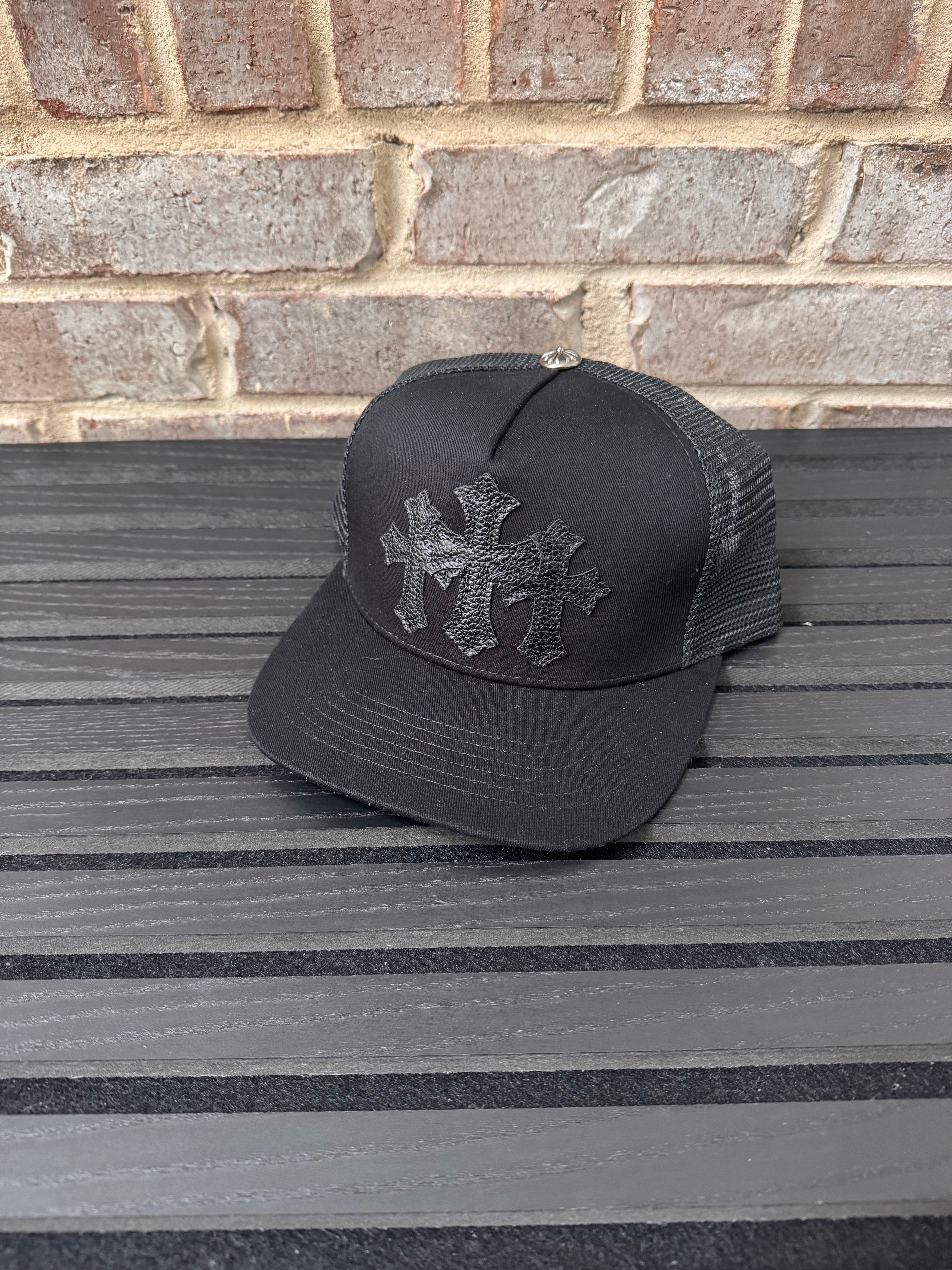 Chrome Hearts Triple Cross Trucker Hat