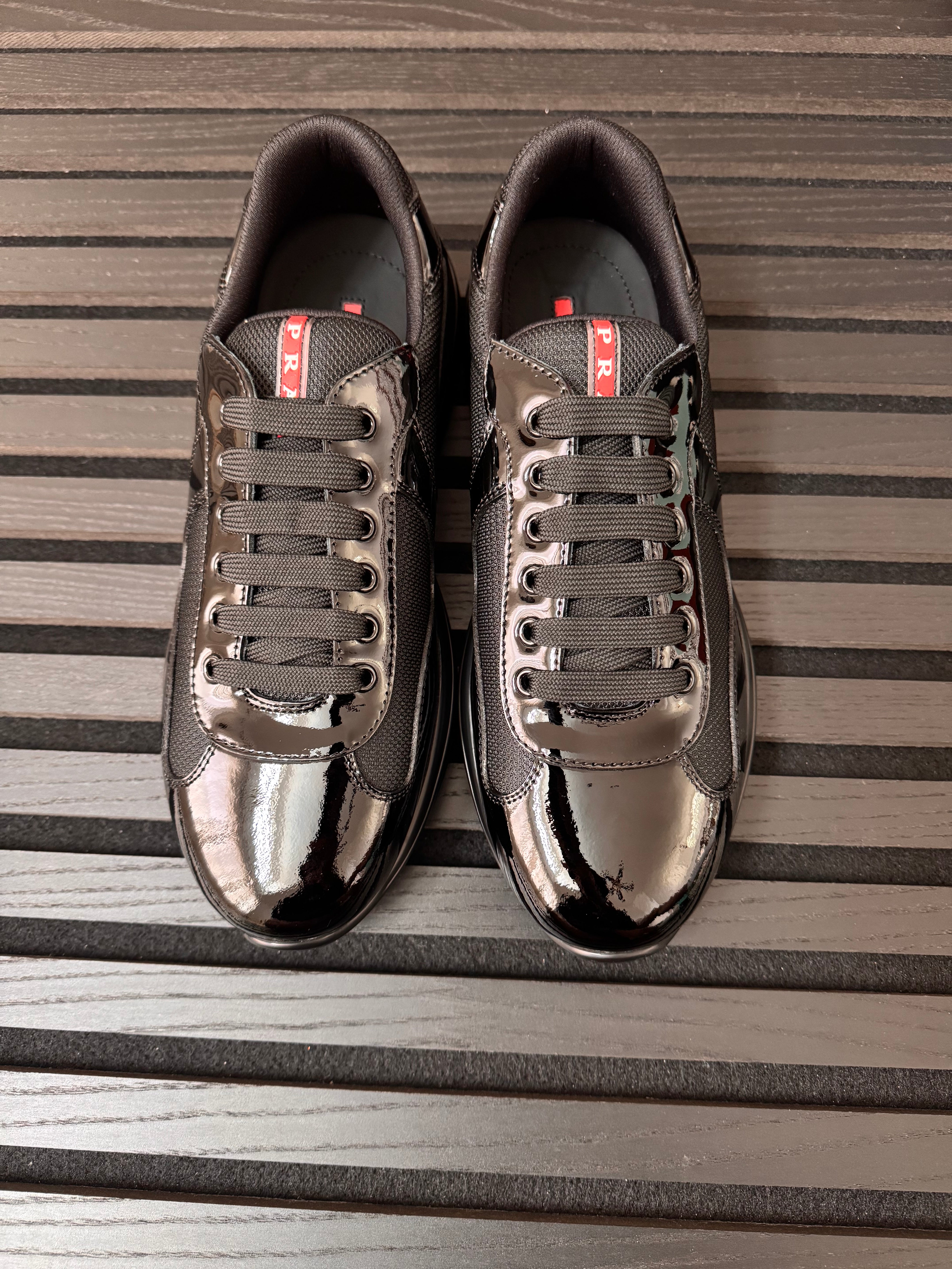 Prada Black America’s Cup Sneakers