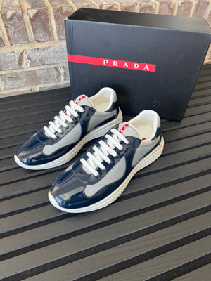 Prada Navy America’s Cup Sneakers