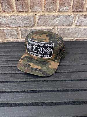 Chrome Hearts Camo Trucker Hat
