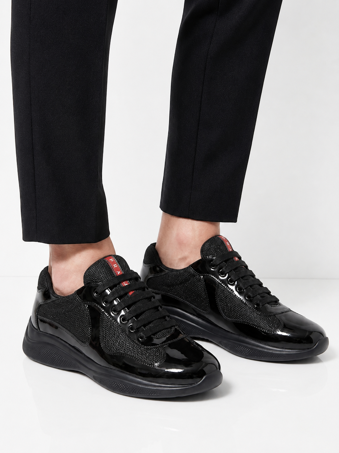 Prada Black America’s Cup Sneakers