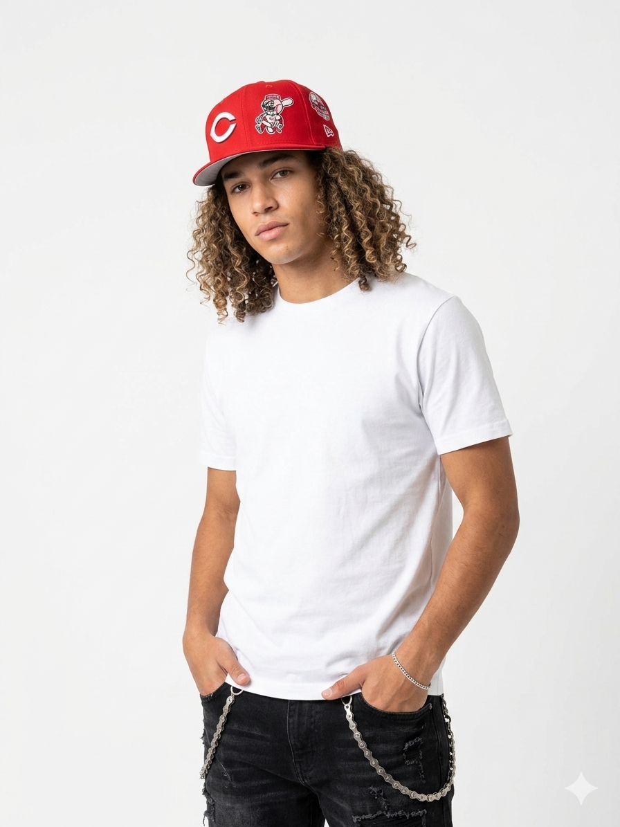 New Era Custom Cinncinati Red's Fitted Hat