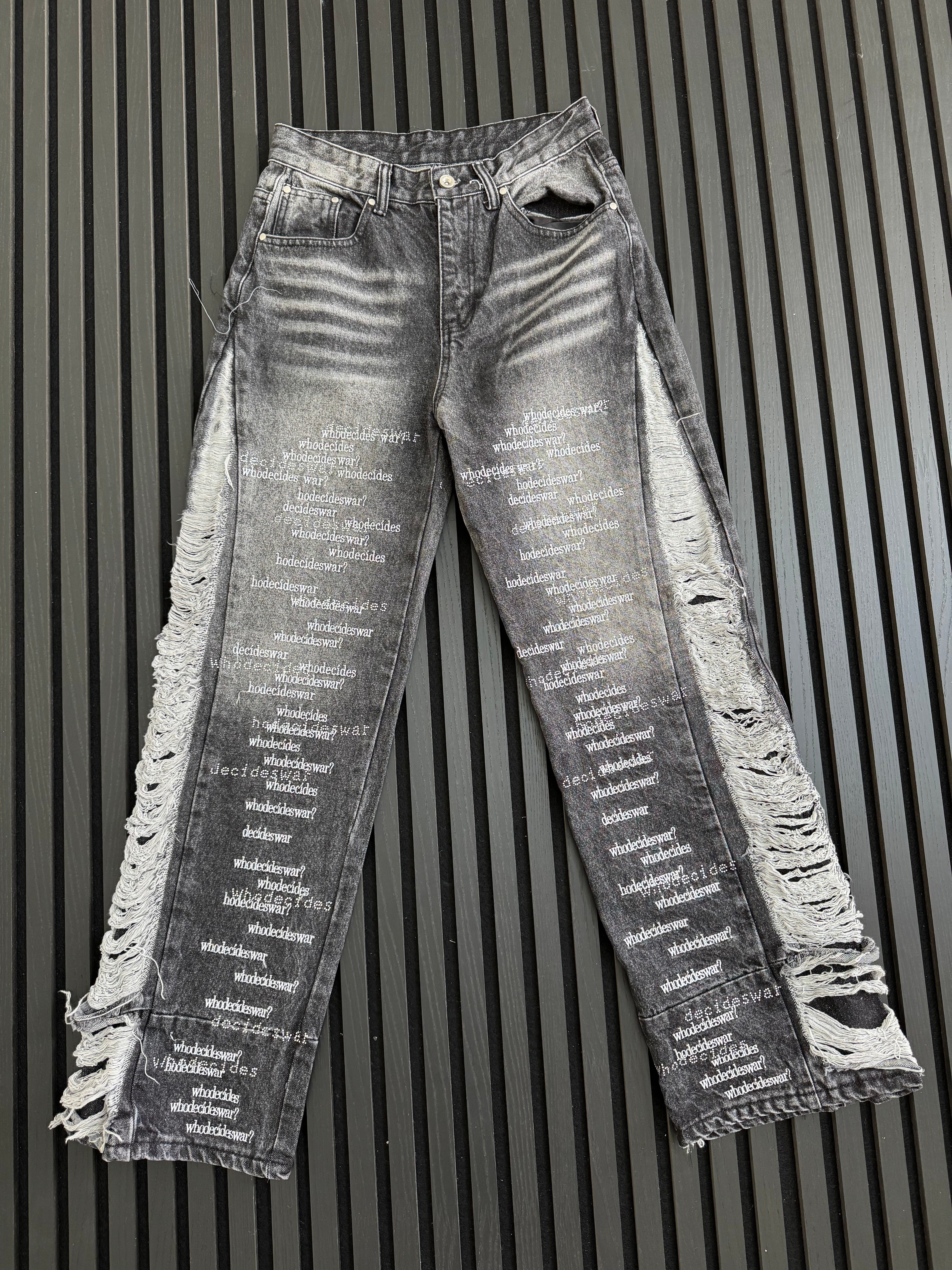 Who Decides War Flared Denim Jeans