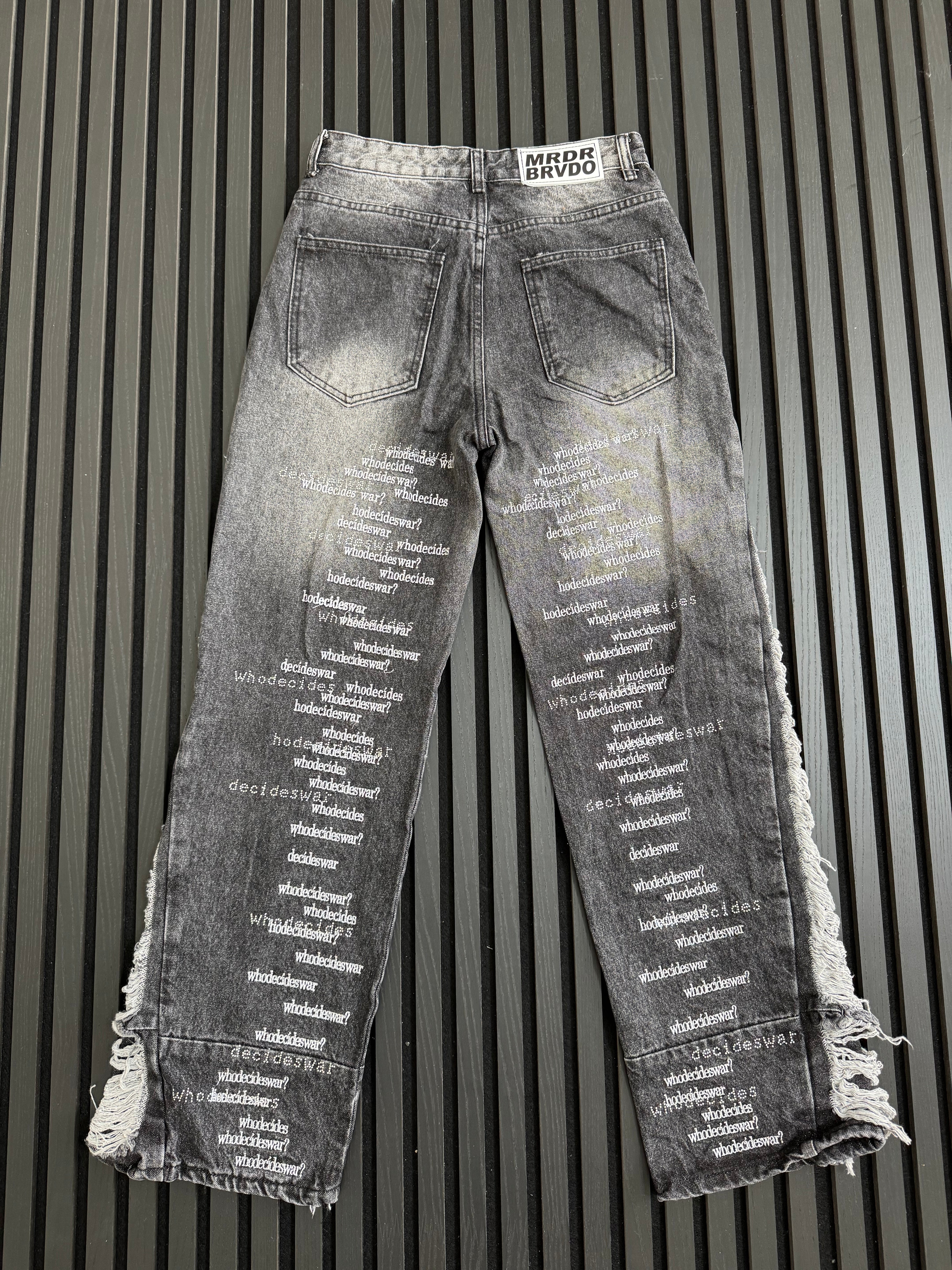 Who Decides War Flared Denim Jeans