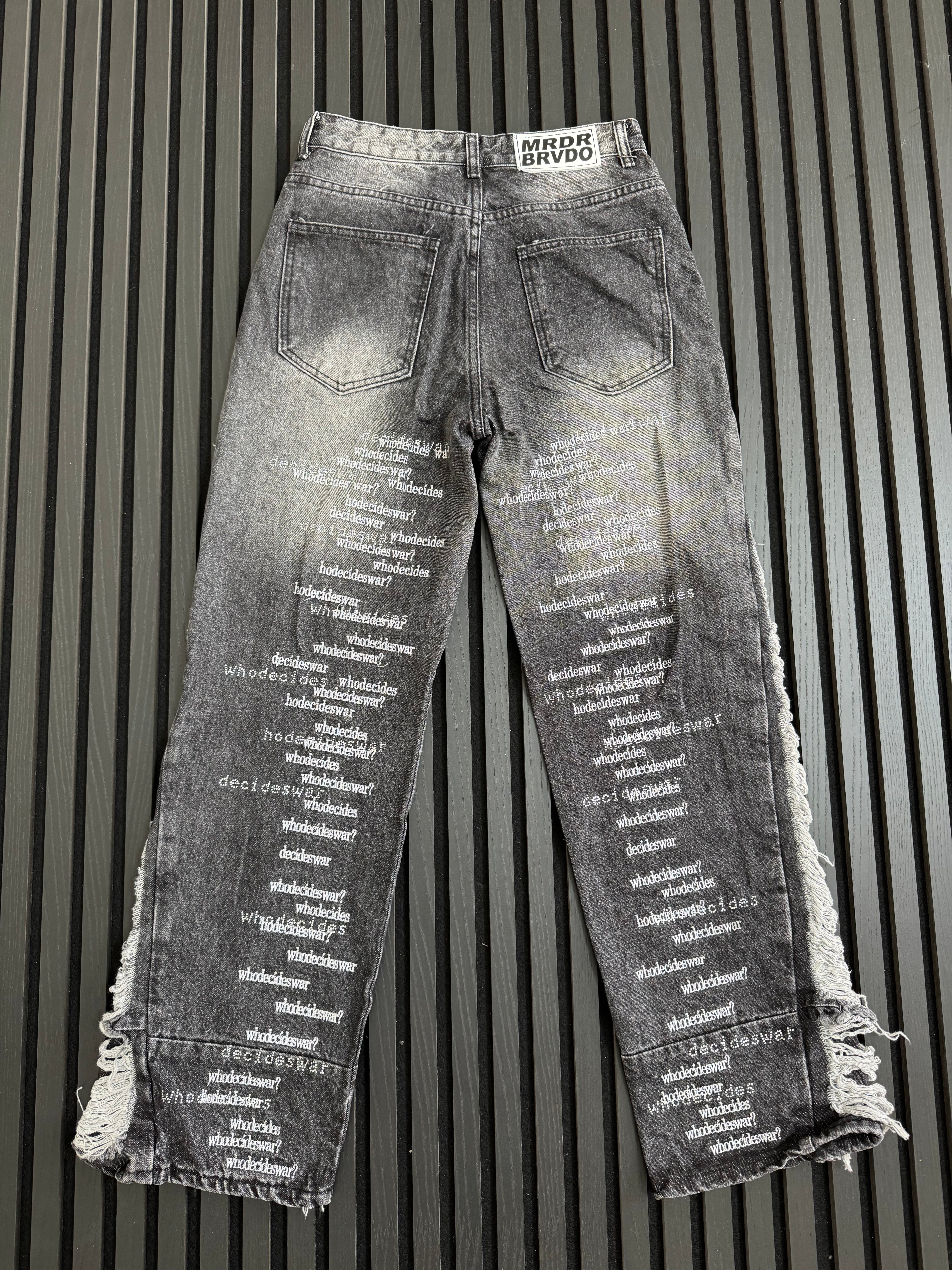 Who Decides War Flared Denim Jeans