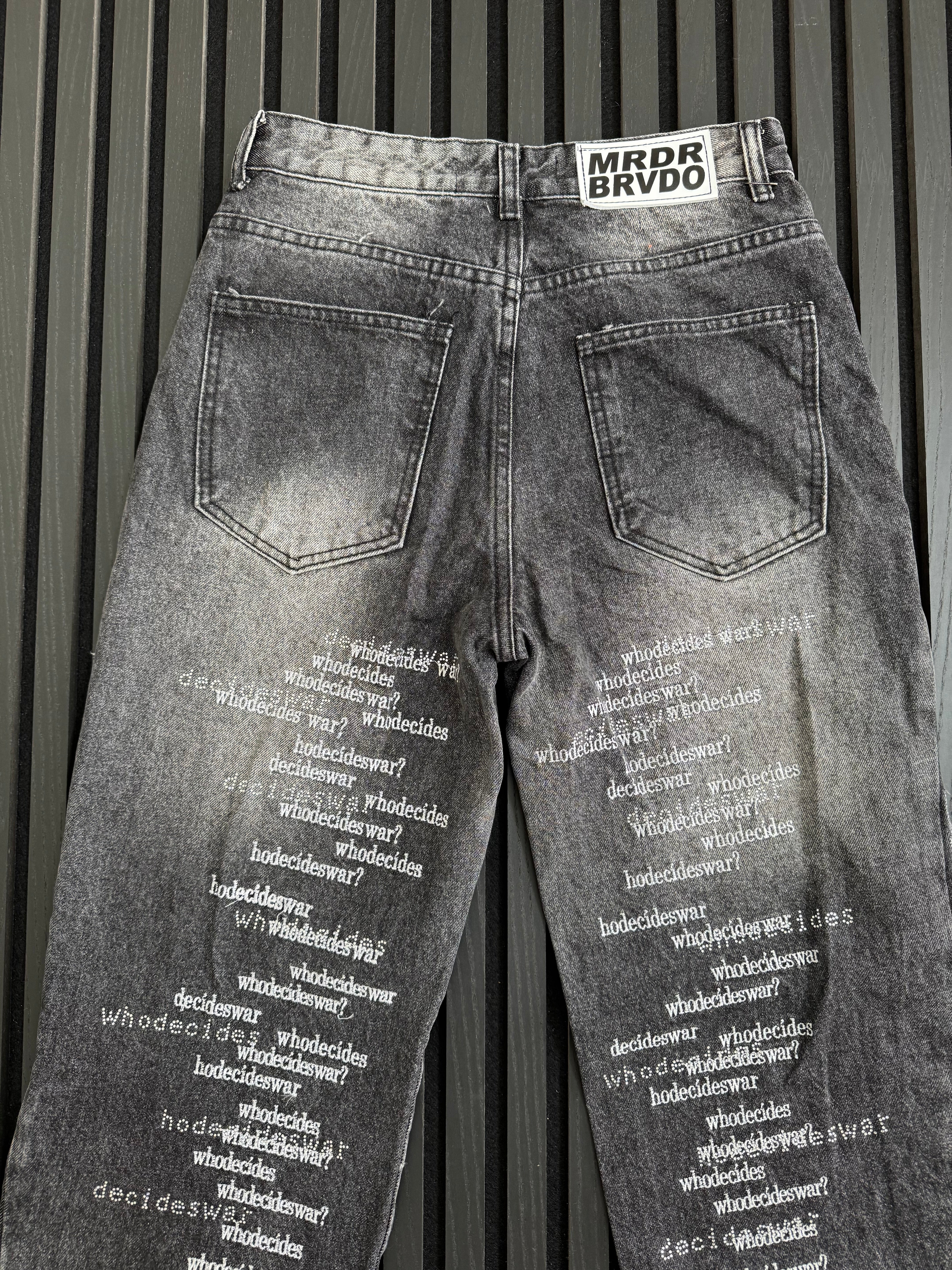 Who Decides War Flared Denim Jeans