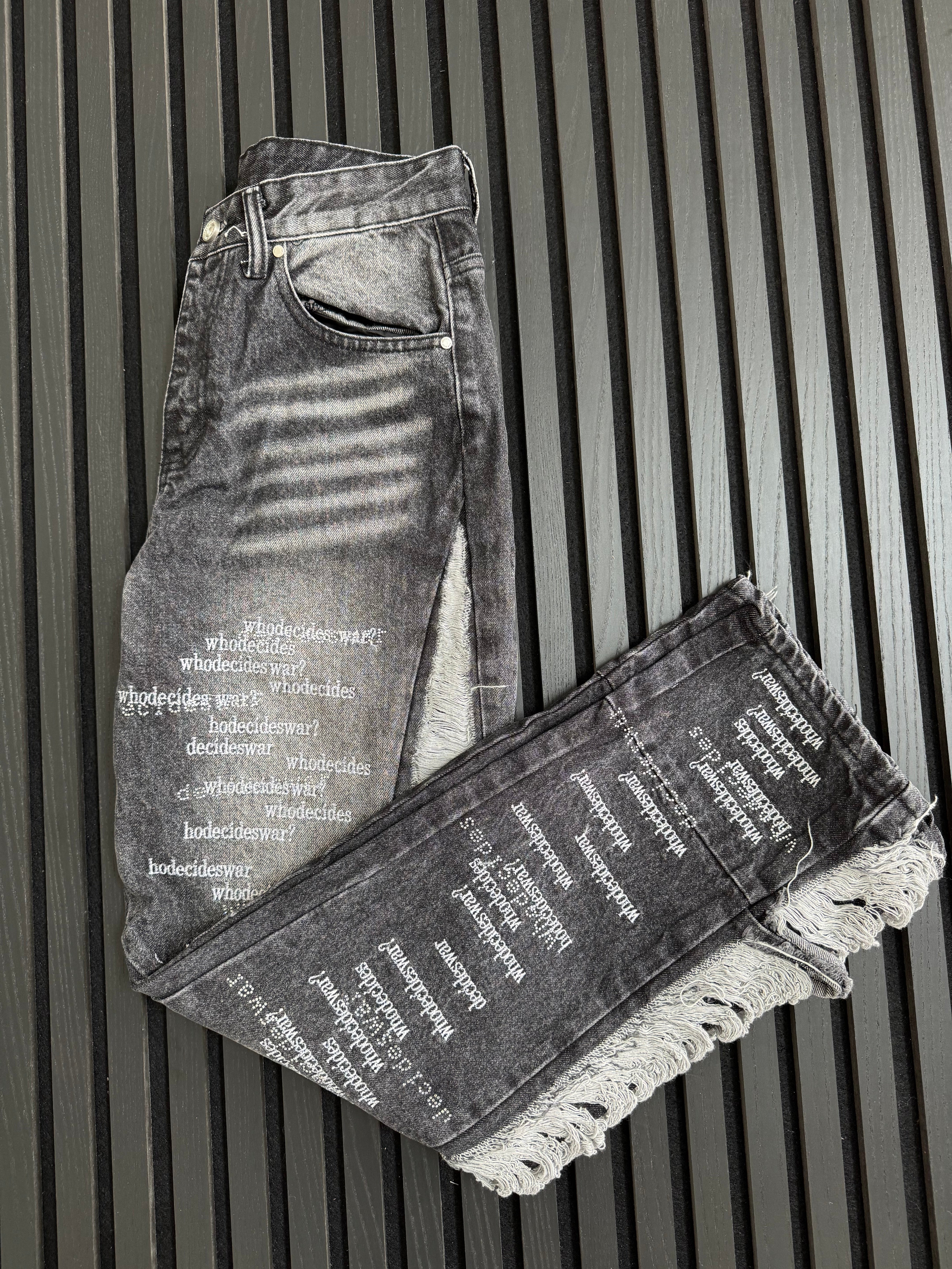 Who Decides War Flared Denim Jeans