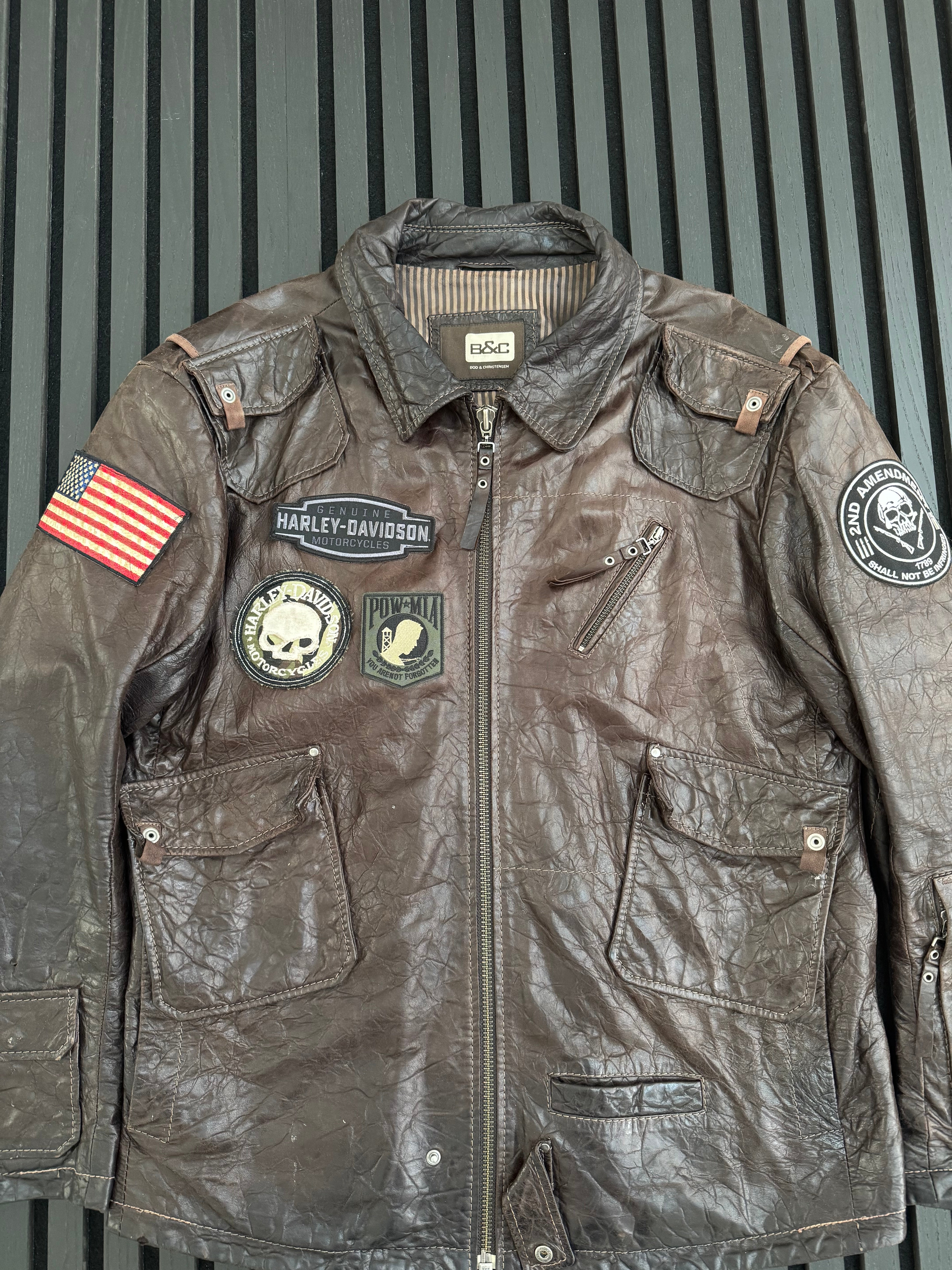 Vintage BB&C Custom Biker Jacket
