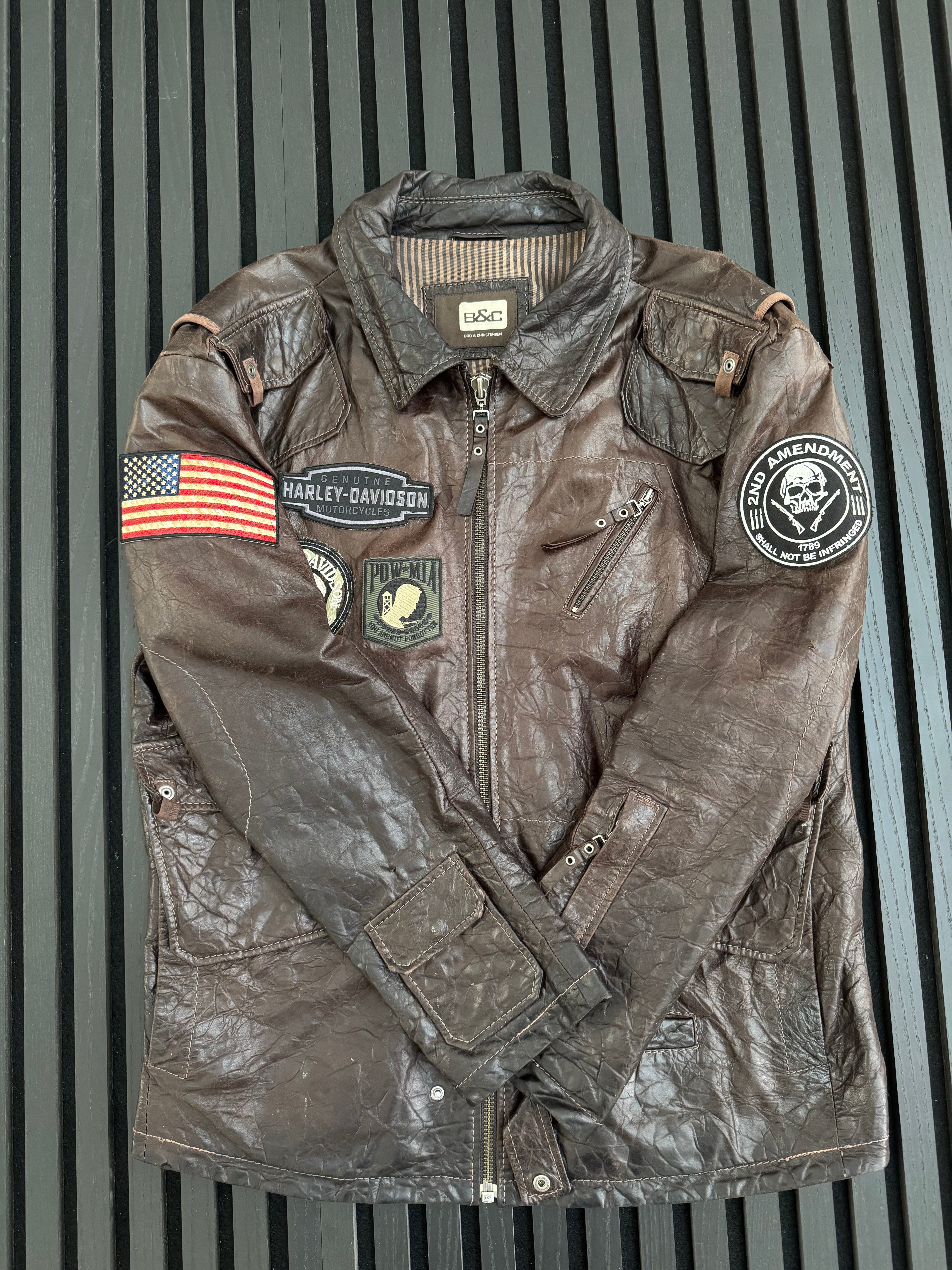 Vintage BB&C Custom Biker Jacket